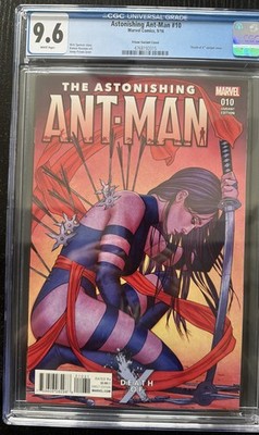 (2016) The Astonishing Ant-Man #10 Jenny Frison PSYLOCKE Variant Cover! CGC 9.6