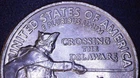 Washington Crossing the Delaware Quarter coin from a recent eBay sale