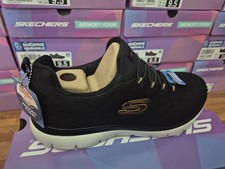 Skechers Summits Leopard Spot, Scarpe Da Ginnastica Donna, Black Mesh Rose Gold Trim, 41 Eu - 17