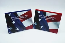 2021 United States Mint Uncirculated Coin Set Philadelphia + Denver OGP - F289
