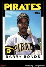 1986 Topps Traded #11T Barry Bonds XRC Rookie