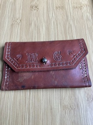 Ammo Cartridge Leather Pouch Belt Slide Maker Unknown