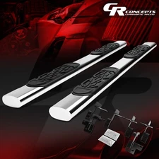 PAIR SS 6" OVAL TUBING SIDE STEP NERF BAR FOR 2019-2024 RAM 1500 QUAD/EXT CAB