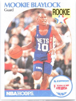 Mookie Blaylock 1990 Hoops Team Night New Jersey Nets New Jersey Nets #NNO