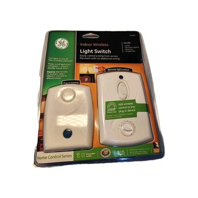 GE INDOOR WIRELESS  LIGHT SWITCH 51138 - 8 Channels NEW Sealed