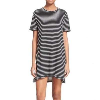 CURRENT ELLIOTT The Knit Tee Dress in Reverse Oakland Stripe Sz. 3 or a Large