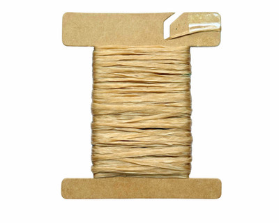 Kulay Natural Artificial Sinew Waxed Flat Polyester Thread,  Sinue, 20 yards
