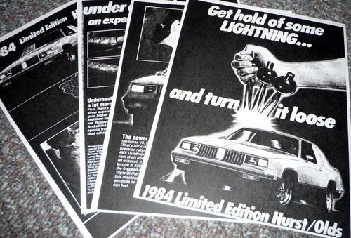 1983 1984 Hurst/Olds Cutlass GM Documents Press Release Lightning Rod Shifter - Picture 7 of 12