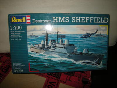 1:700 Revell 05002 Destroyer HMS Sheffield in OVP
