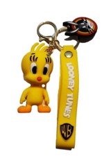 Tweety Bird 3D Silicone Charm Keychain Keyring