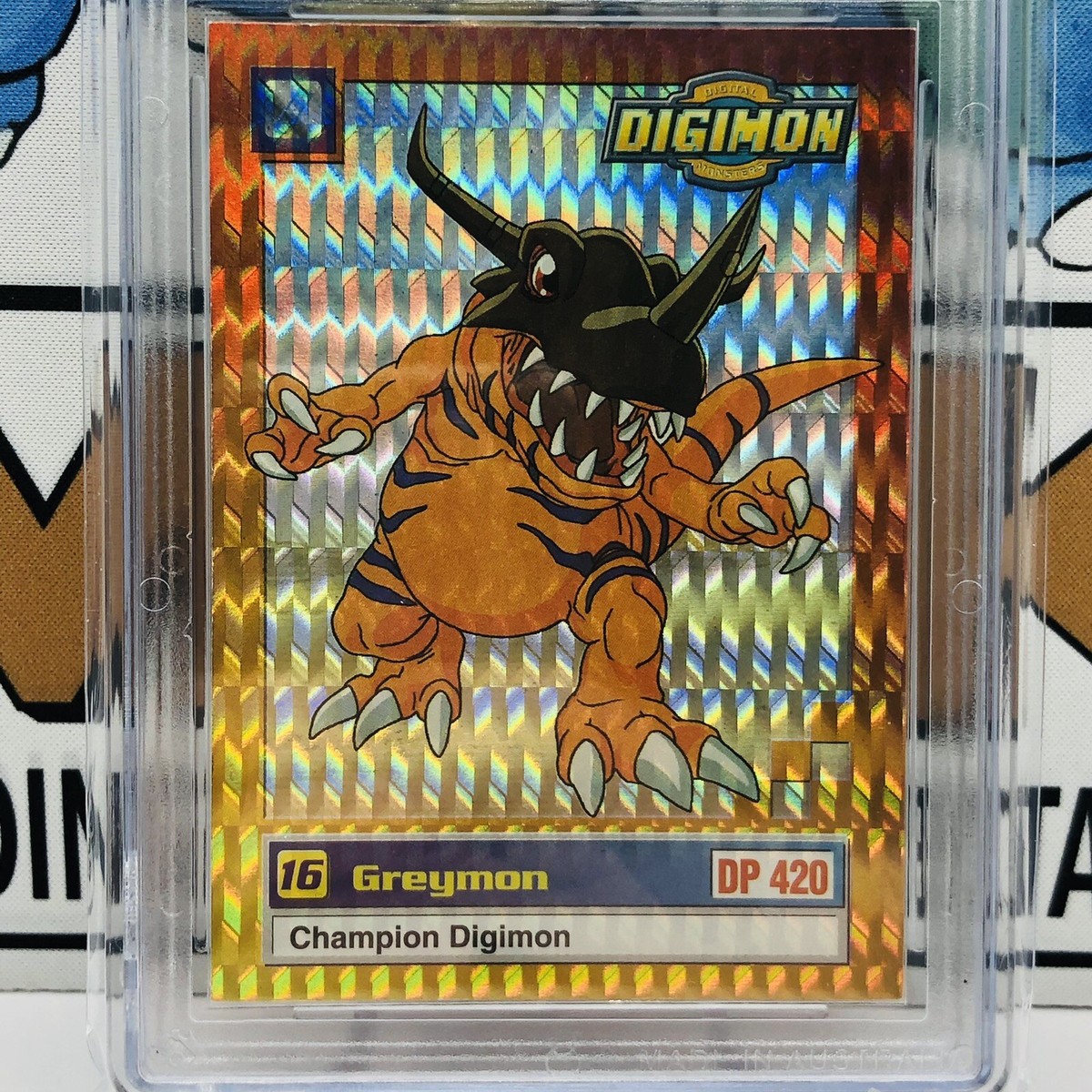 デジモンカードセット 1999-2000 MINT 1999 Upper Deck Digimon #19 Greymon Foil Exclusive Preview CGA 8