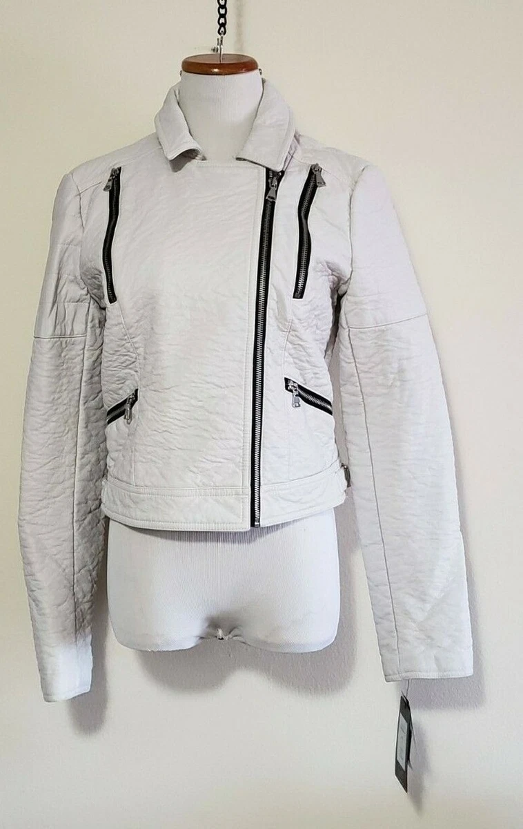 Wilson leather women's moto cheap jacket