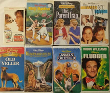 8 VHS Disney Parent Trap Old Yeller Mary Poppins Homeward Bound Shrunk Kids