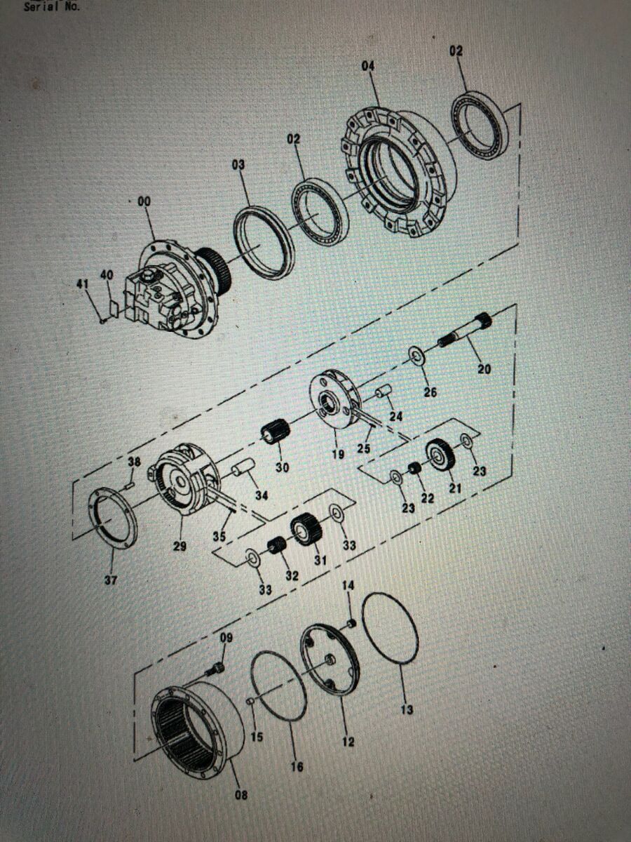 4468674 bearing fits Hitachi ZX70 ZX75 ZX80 travel reduction 4468674 bearing fits Hitachi ZX70 ZX75 ZX80 travel reduction