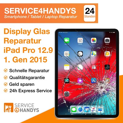 iPad Pro 12.9'' 2015 Gen 1 Display Frontglas Display Glas Austausch Reparatur