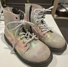 DR. Marten S Airwave Pascal Iridescent Girls Sz 10 Lace Boots