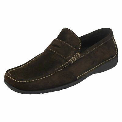 Herren Loake Smart Freizeit Slipper Wildleder Leder Halbschuh Schuhe Cortina