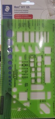 Staedtler 977125 Architect & Builder Template
