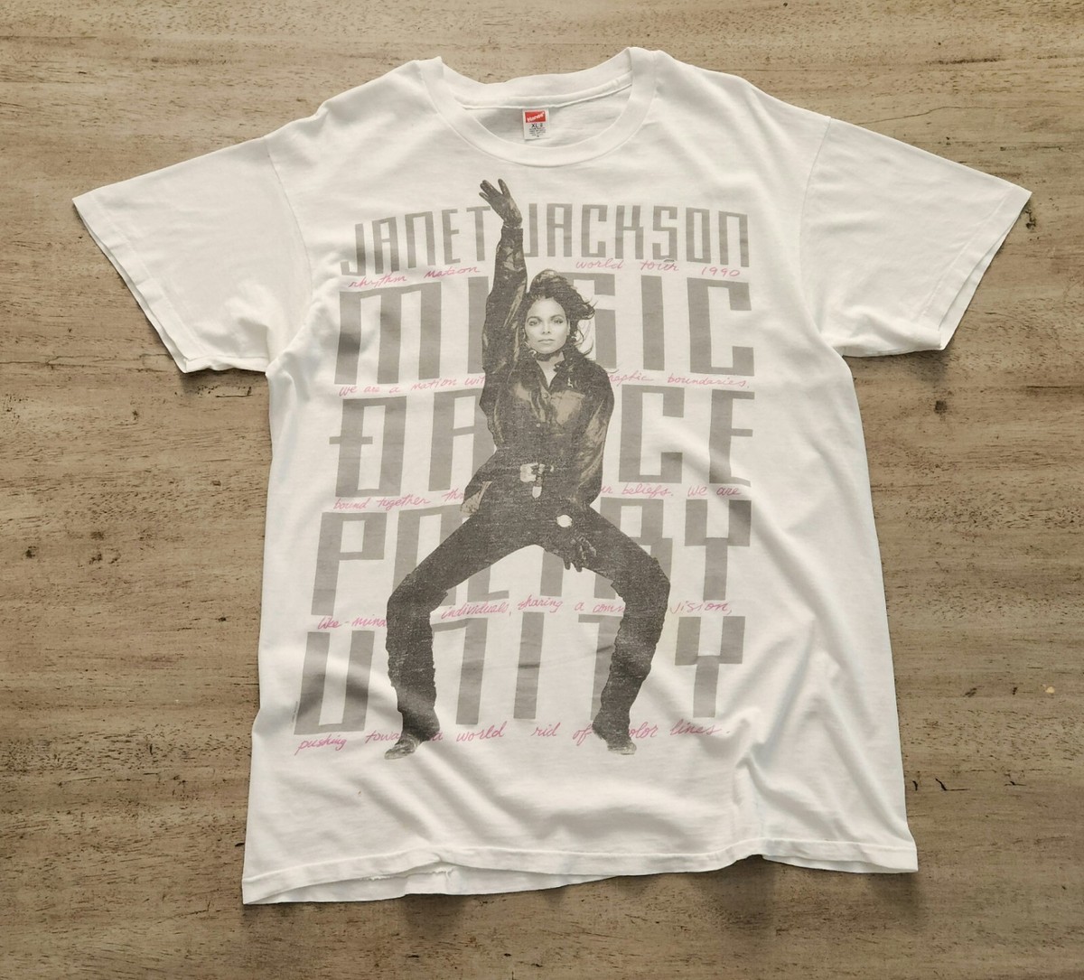 90s ビンテージ JANET JACKSON ジャネットジャクソン Tシャツ 90'S