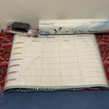15  X 11" Magnetic Dry-Erase Weekly Menu Planner for Kitchen Fridge Meal Planner