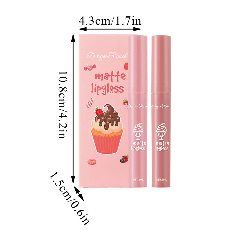 3 PCS/Set Matte Liquid Lipstick Long Lasting Lip Gloss Beauty Glazed Lip Makeup. - Image 4 of 4