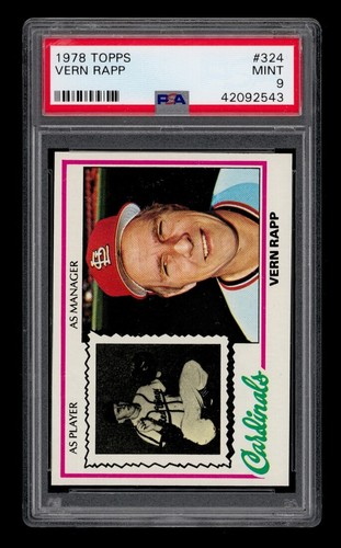 1978 Topps Set-Break #324 Vern Rapp PSA 9 MINT | eBay