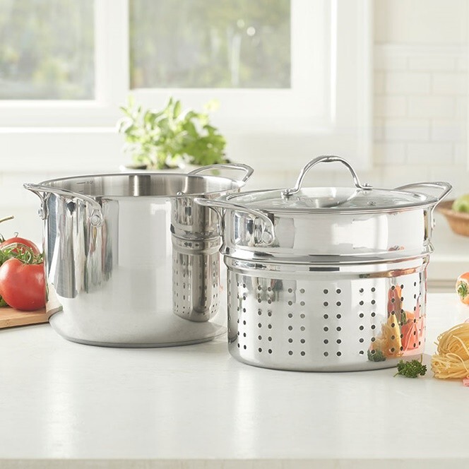 Princess House Heritage Signature 8-Qt Stockpot with Steaming