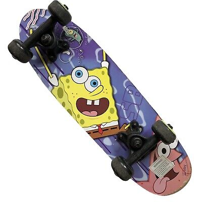 SpongeBob SquarePants Skateboard 2010 Bravo Sports Plankton Patrick 21”L X  6”W | eBay