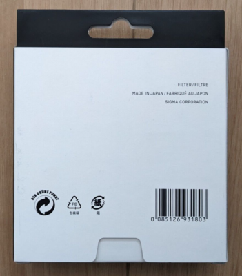OFFICIAL SIGMA WR CERAMIC PROTECTOR 67mm [protection filter OFFICIAL SIGMA WR CERAMIC PROTECTOR 67mm [protection filter