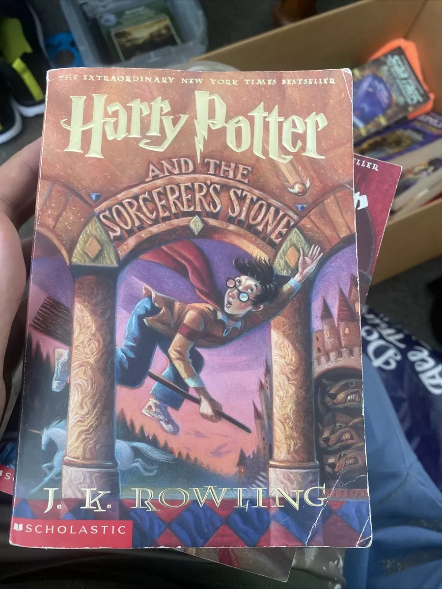 Harry Potter And The Sorcerer's Stone Paperback Scholastic Book By J.K.  Rowling