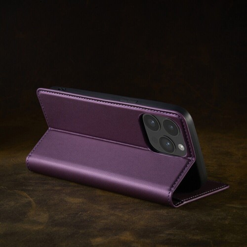 Flip Leather Wallet Magnetic Case for iPhone 16 15 14 13 12 11 XS XR 7 8 Plus SE - Picture 72 of 85