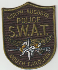 North Augusta SC S.W.A.T. non shield shape patch shipped from Australia