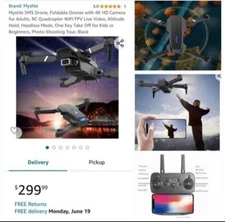 2023 New RC Drone With 4K HD Dual Camera WiFi FPV Foldable Quadcopter +4 Battery