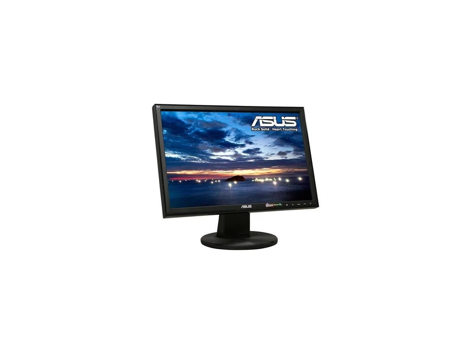 Asus VW193 Screen Monitor LCD Display 19 " 16:9 Wide PC VGA Desktop Computer - Image 3 of 4