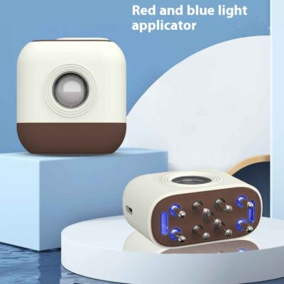 Scalp Medicine Supplying Device Red Blue Light Micro Current Head Massage Care C