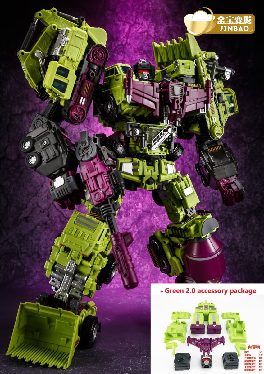 Jinbao Oversized Devastator Gravity Builder With UPGRADE KIT 2.0