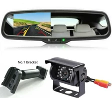 4.3'' Rear View Mirror Monitor Bracket No1 Reversing Backup Camera Night Vision