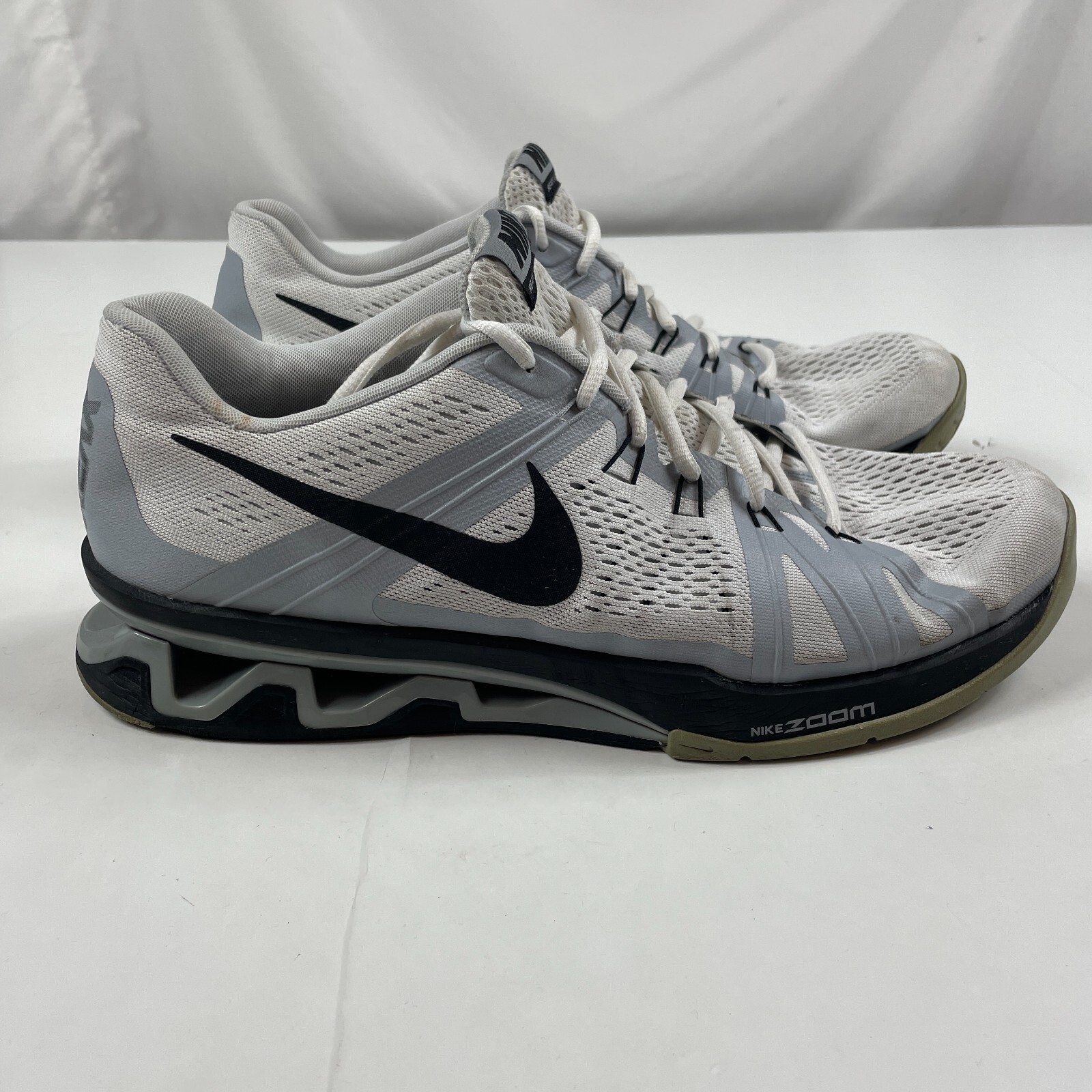 Nike Shoes Mens 13 Reax Lightspeed White Gray Athleti… Gem