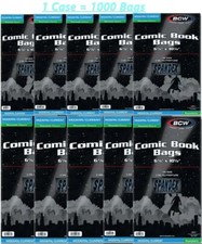 1000 Case BCW Current Modern Resealable 2-Mil Polypropylene Comic Book Bags