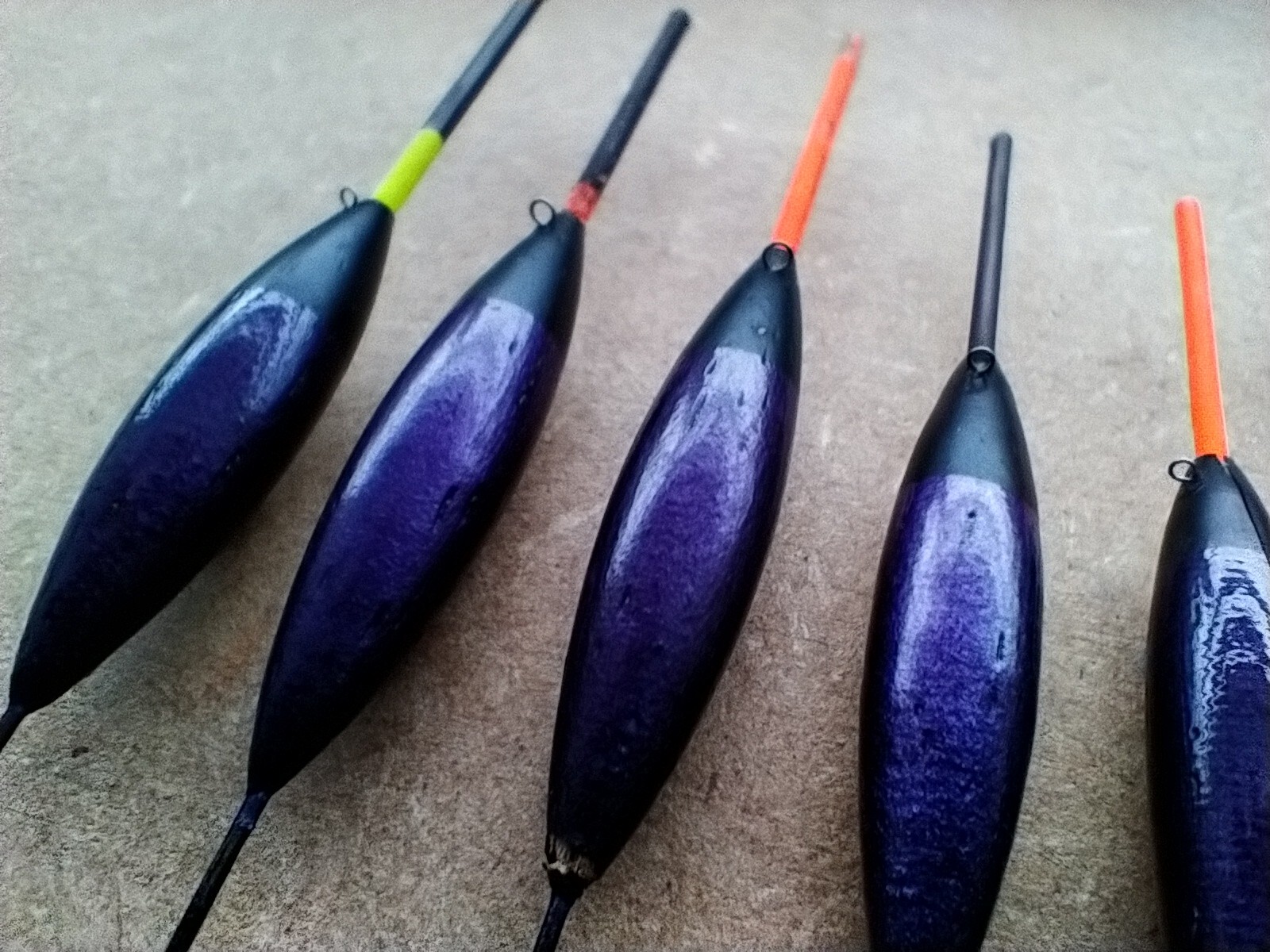 FISHING TACKLE 17 PRESTON CHIANTI POLE FISHING FLOATS NEW USED for