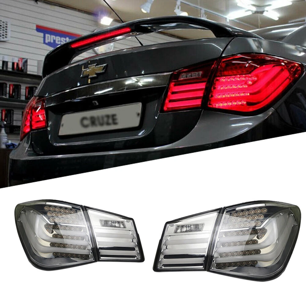 For Chevrolet Cruze 2011 2015 Dark LED Tail Lights Brake Trunk