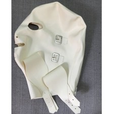 Full Cover Latex Hood with Removable Eyes and Mouth Masks Rubber Mask Club Wear
