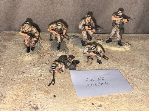 Unimax Forces of Valor, Modern US Soldiers, 6x Figures, Lot #2