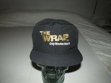Vintage Winston Cigarettes The Wrap Adjustable Nylon Snapback Baseball Cap Hat