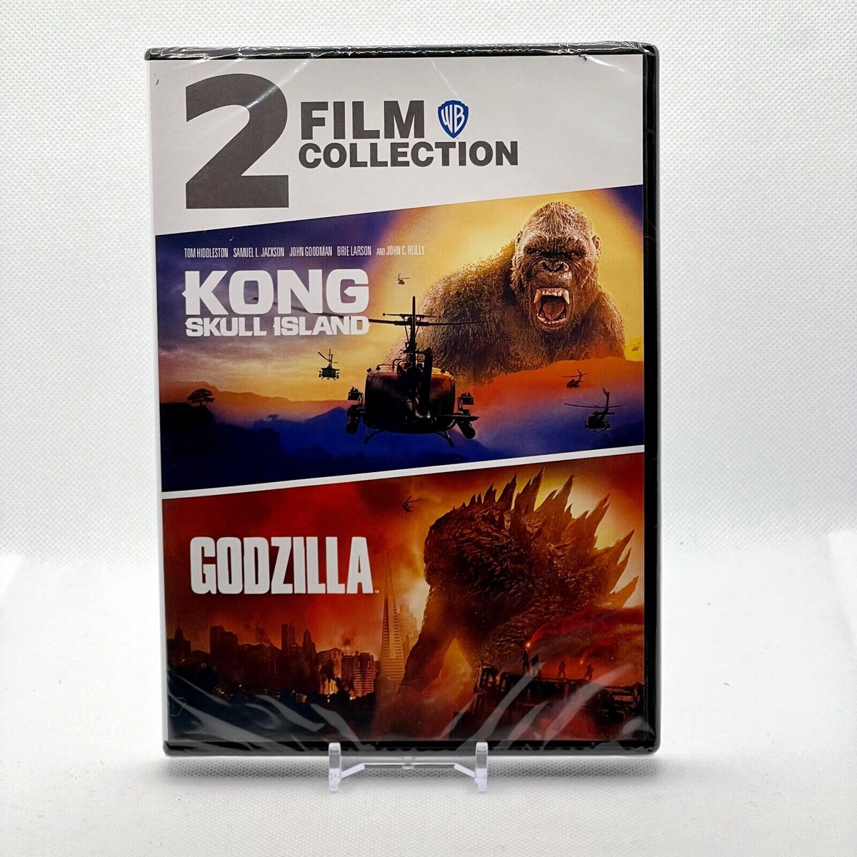 Kong: Skull Island (2017) AND Godzilla (2014) Film Collection DVD
