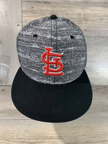 NIKE Dri-Fit ADJUSTABLE Snapback BASEBALL HAT HEATHER GRAY St. Louis Cardinals - 第 1/6 張圖片