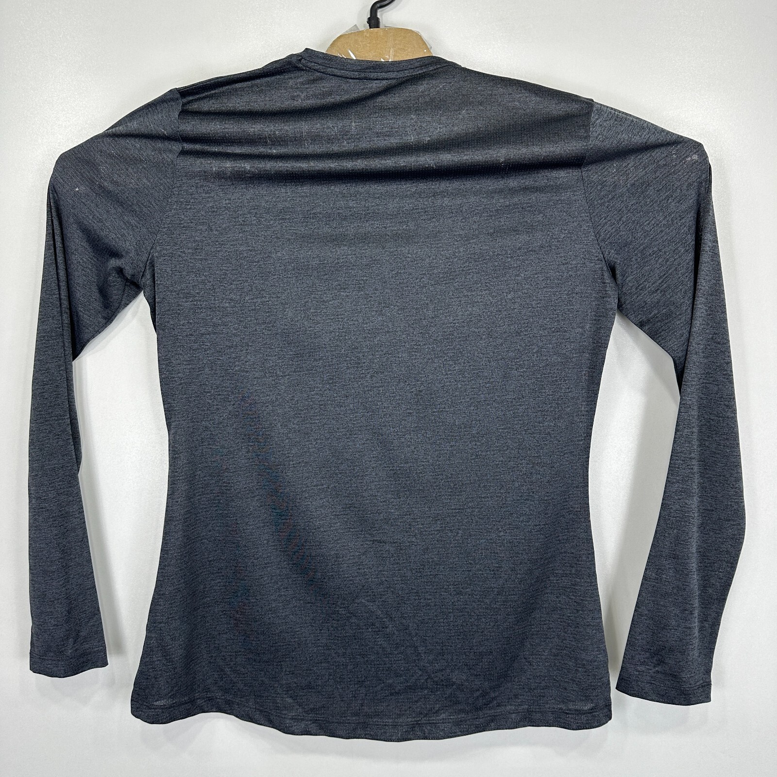 Salomon T Shirt Donna Taglia M Grigio Leggera Traspirante Manica Lunga Girocollo