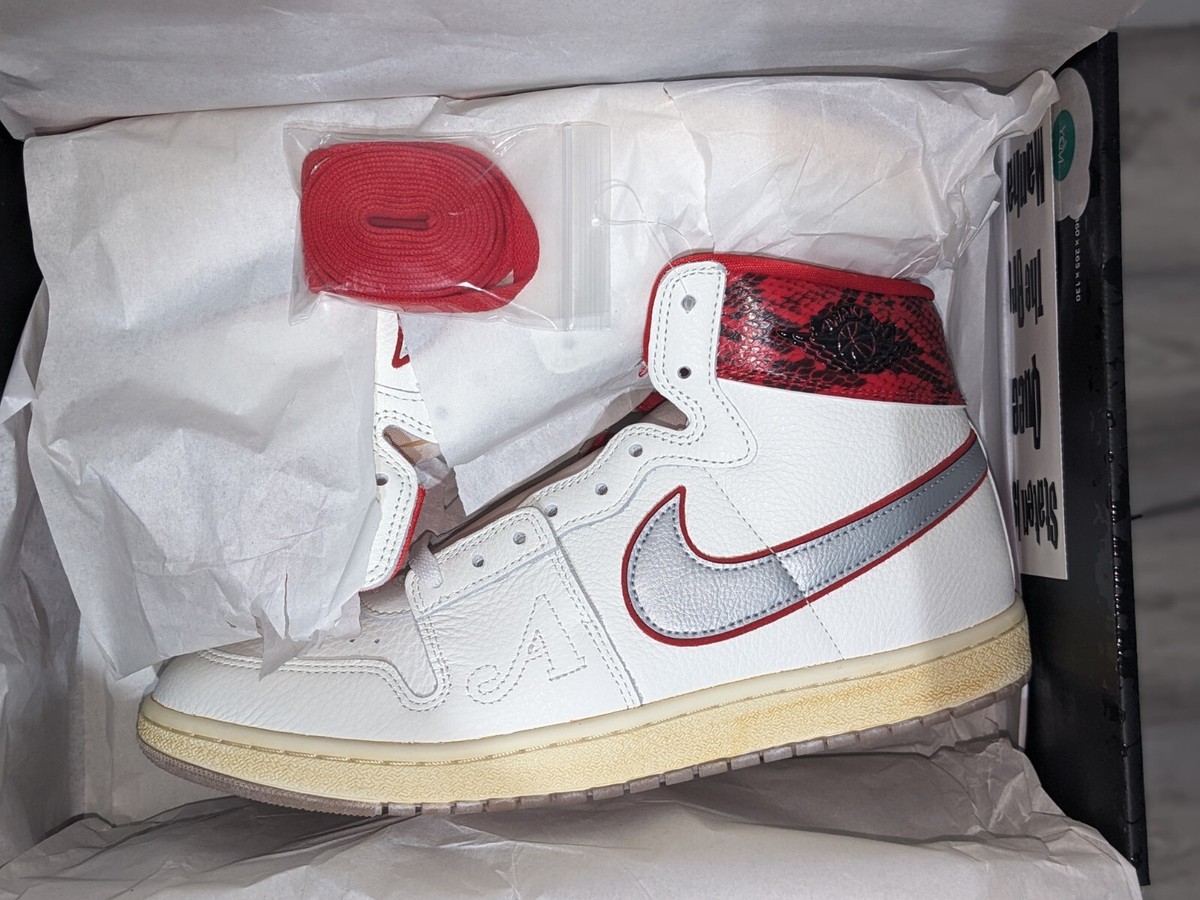 Size 13 M Awake NY x Jordan Air Ship PE SP University Red  display picture 2