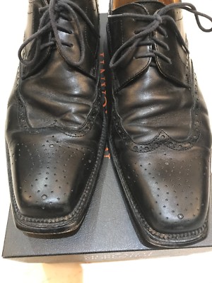 Mercanti Fiorentini Men\'s Wingtip Oxford Dress Shoes Size-10 Mercanti Fiorentini Italy Wingtip Oxford Shoes Ox blood  main image 3