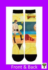    Disney Parks Star Wars Tatooine Luke Skywalker Pair of Adult 6-12 Socks NEW